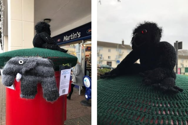 The money raised from these postbox toppers will go to the World Wildlife Fund