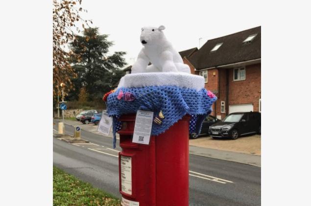 These postbox toppers are raising awareness of animals affected by climate change