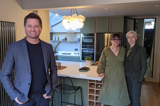 Viewers were introduced to Rachel and Sarah, who needed help with the kitchen on the ground floor of their Victorian terraced home. Photo: Channel 4