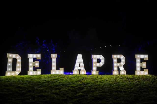 Light shows and festivities at Delapre Abbey. Photo: Kirsty Edmonds.