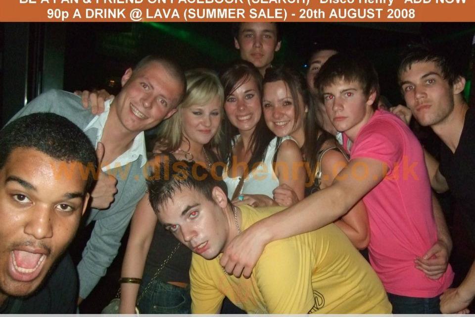 A Wednesday night out at Lava back in 2008. Photo: Disco Henry