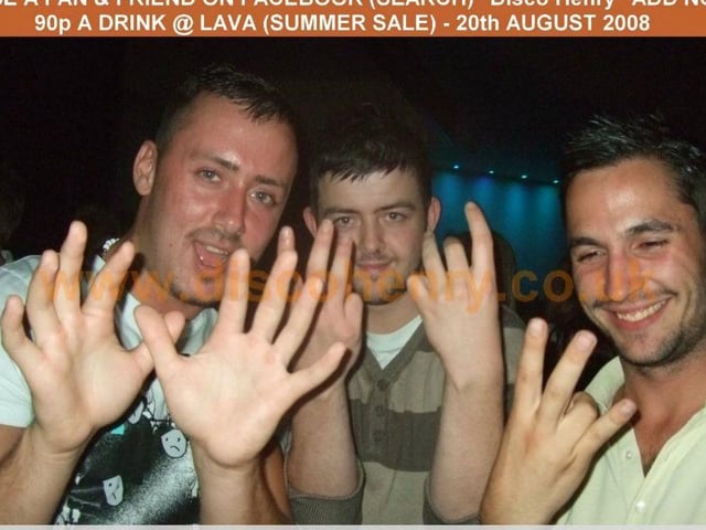 A Wednesday night out at Lava back in 2008. Photo: Disco Henry