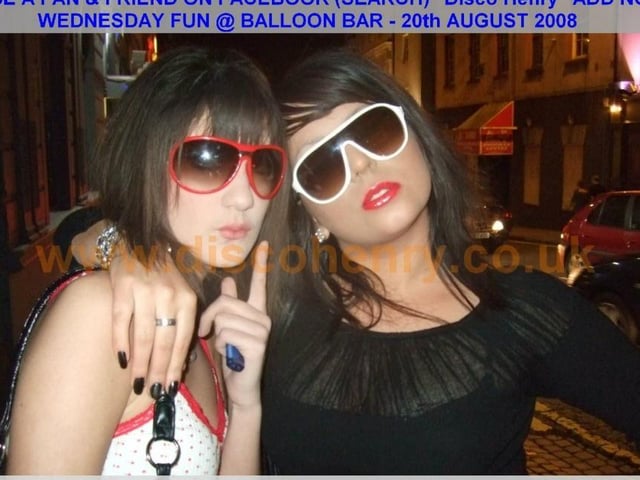 A Wednesday night out at Balloon Bar back in 2008. Photo: Disco Henry