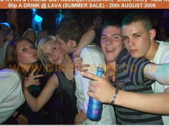 A Wednesday night out at Lava back in 2008. Photo: Disco Henry