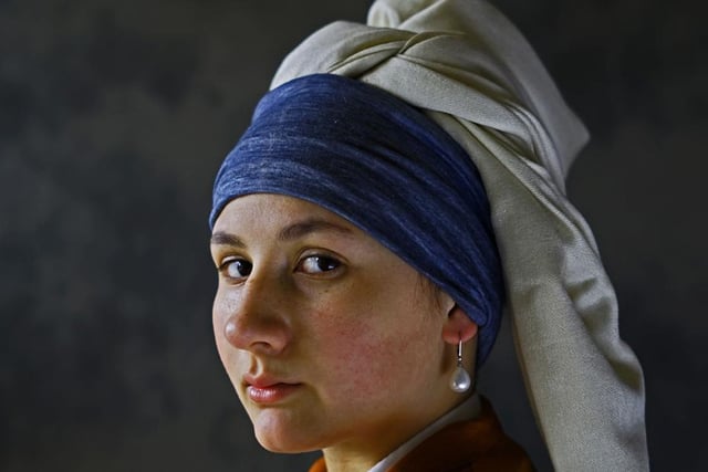 “Girl with a Pearl Earring” by Ann Wright