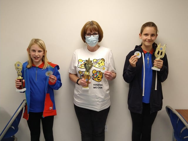 Stilton guides took part in a ballroom dancing lesson for their Children In Need fundraiser on Wednesday