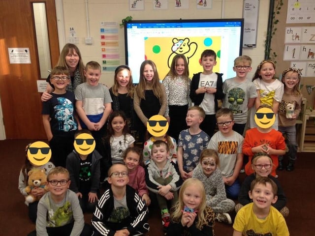 Pupils at the Richmond School in Skegness wore an animal print outfit for the day and donated £1 for Children in Need.