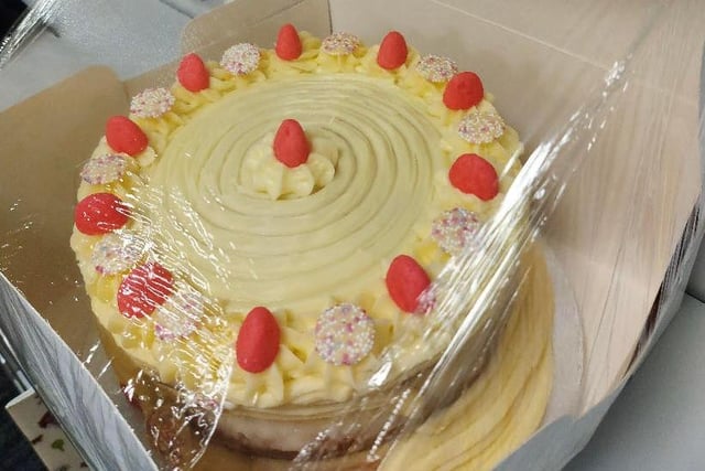 A cake was raffled at Skegness Academy for Children in Need.