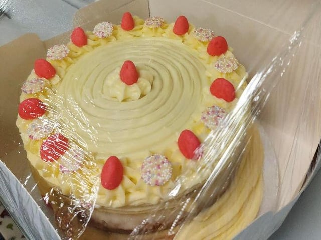 A cake was raffled at Skegness Academy for Children in Need.