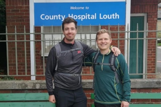 Laurence Scott and Phil Jackson walked an epic 43.56 Kilometres for Children in Need.