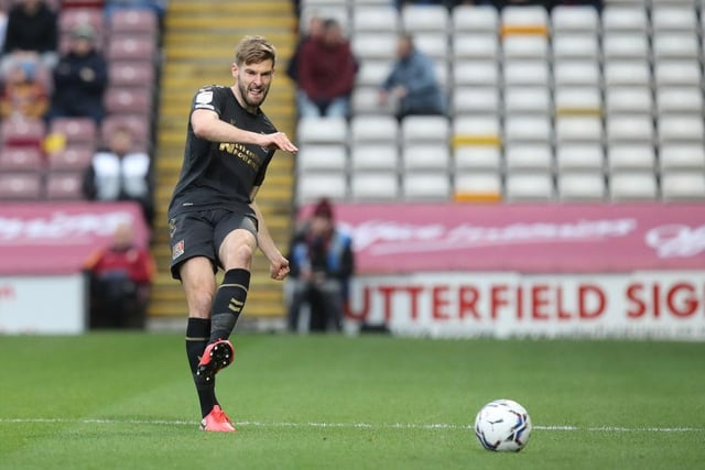 No slip-ups this time as he helped Cobblers return to their solid, hard-to-break-down selves of a few weeks ago. Bradford managed only three shots on target and two of those were pretty timid efforts. Won what felt like a ton of headers... 8