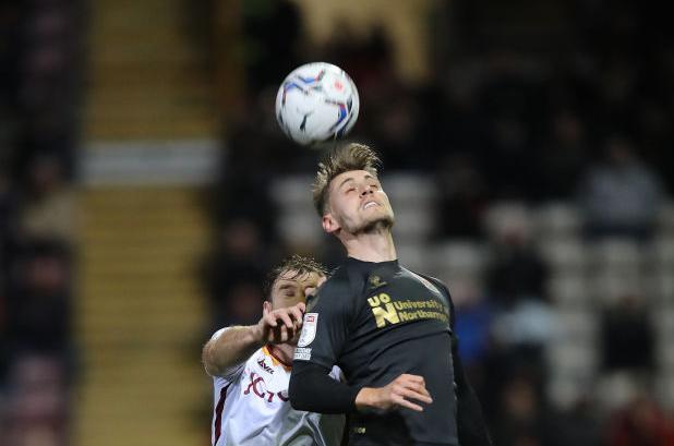 Did a good job in Etete's absence, winning aerial battles and getting Cobblers up the pitch. Lucky not to suffer injury when Cousin-Dawson recklessly lunged in on him... 7