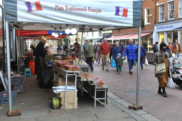The French Market has returned to East Street, Chichester. Photo: Steve Robards