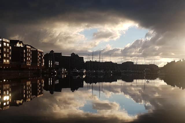 A chilly, still, wintery day at Sovereign Harbour, captured by Kieron Boyle on a Samsung S7 smartphone. SUS-211122-103107001