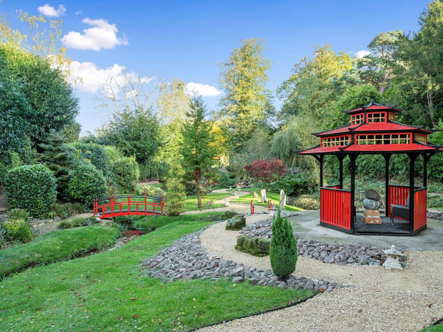 The oriental gardens.