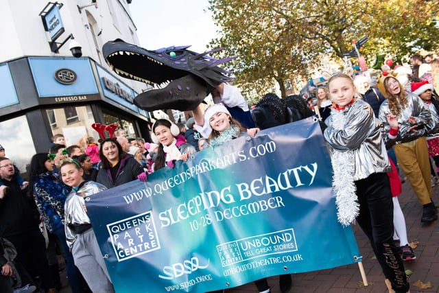 All the fun of the Santa parade and Christmas lights switch-on in Aylesbury. Photos: Derek Pelling for The Bucks Herald