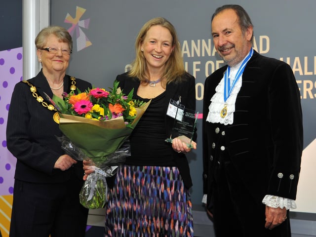 Stronger Communities winner, Clair Hall Vaccination Volunteers (Joanna Head). Picture: Mid Sussex District Council.