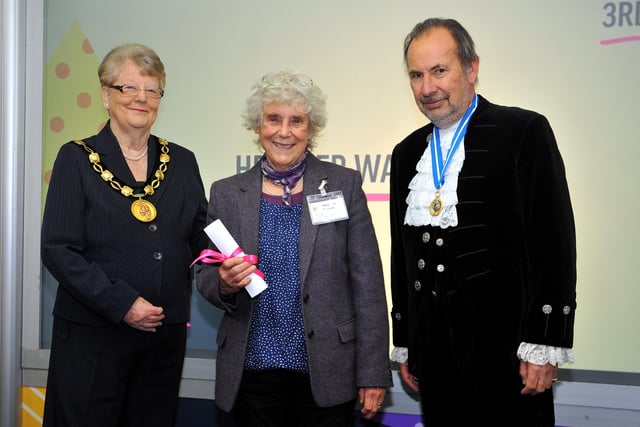 Lifetime Achievement Award, third place, Heather Warne. Picture: Mid Sussex District Council.