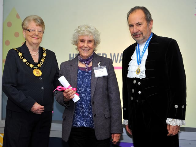 Lifetime Achievement Award, third place, Heather Warne. Picture: Mid Sussex District Council.
