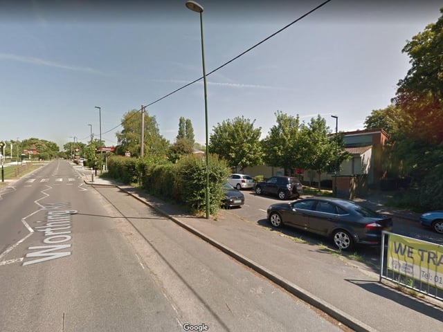 Sam Kay said: "Outside Southwater school. No one stops for the zebra crossings."