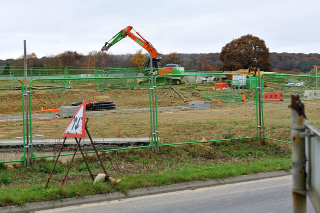 North Horsham development progress. Pic S Robards SR2111182 SUS-211118-173309001