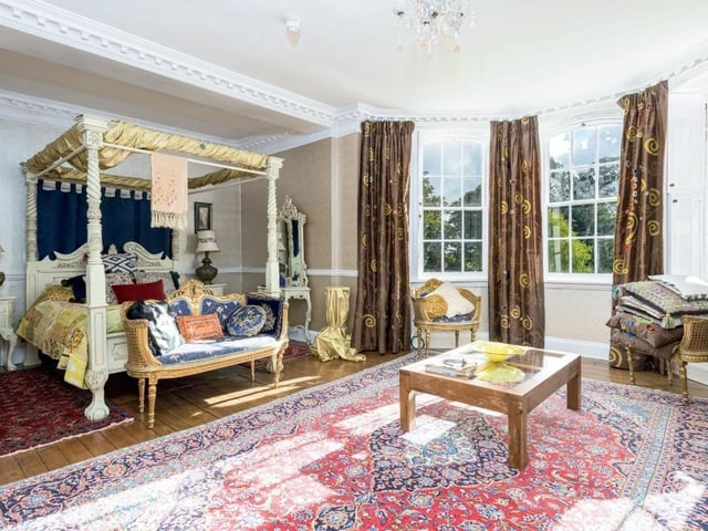 One of the 16 bedrooms.