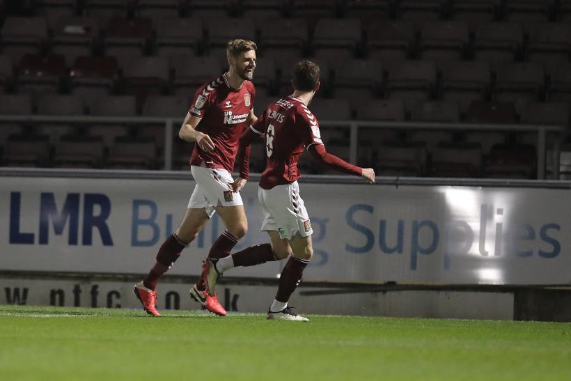 Jon Guthrie bagged his fourth goal of the season against Oldham on Tuesday. Pictures: Pete Norton.