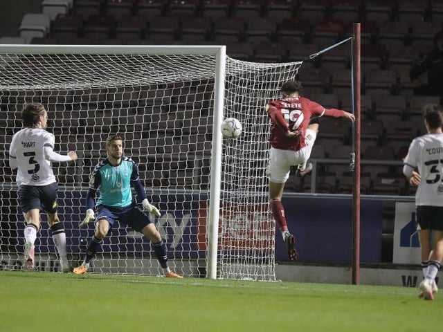 Once again so impressive in leading the line and setting the tone for his team-mates. Made so many balls stick up front and caused grief for each of Oldham's three centre-halves all night long. His volleyed finish to make it six for the season was excellent and the very least he deserved... 8 CHRON STAR MAN