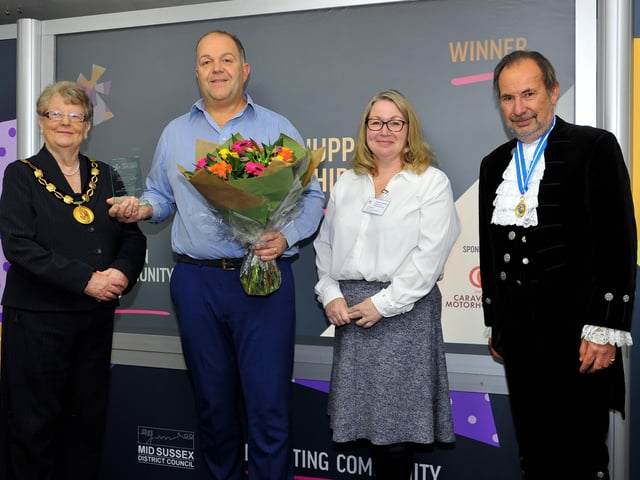Business in the Community winner Jupp's Fish and Chip Shop. Picture: Mid Sussex District Council.