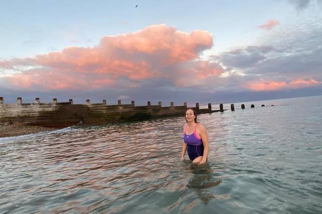 Mel Casey from Eastbourne has been raising money for Cancer Research UK by carrying out the Cold Water Challenge for the 30 days of November. Every day she has been swimming in the sea and has smashed her £150 target, raising more than £600. Geoff Tagliaferro, Mel’s dad, said: "It has taken a lot of motivation and positive thinking to do the challenge, and she couldn’t have done it without the love and support from her family and friends, especially her husband Andrew and her two swim buddies, Anna and Magda." SUS-211124-132343001