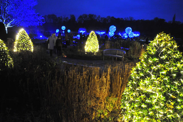 Christmas at Cowdray, light trail and attractions. Pic Steve Robards SR2111244 SUS-211124-212506001