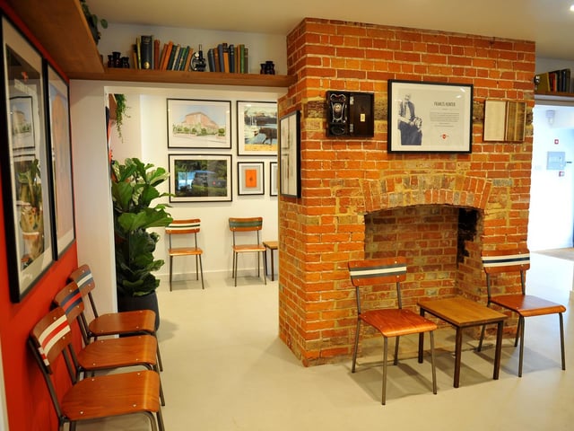 The waiting area is designed to be a relaxing environment to make the veterinary experience less 'daunting' for pets and owners. Picture by S Robards.