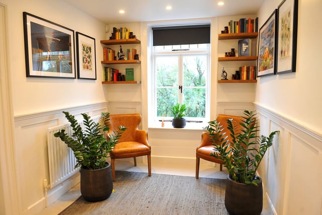 The building is designed to be 'inviting' to owners and their animals. The walls are decorated with pictures of staff and clients' pets. Picture by S Robards.