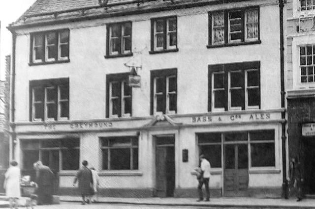 The Greyhound in Cathedral Square was demolished in the 1970s
