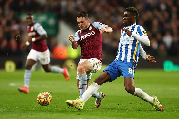 His display was a major positive from the Villa match and without question Brighton's best midfielder