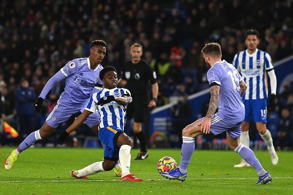 RIATH AL-SAMARRA wrote: Leeds had been on the receiving end of a kicking, mostly from the brilliant Tariq Lamptey on the right wing, now recovered from the hamstring injury that kept him out for nine months. He truly mauled Firpo, to the extent the left back was also taken off at half-time.