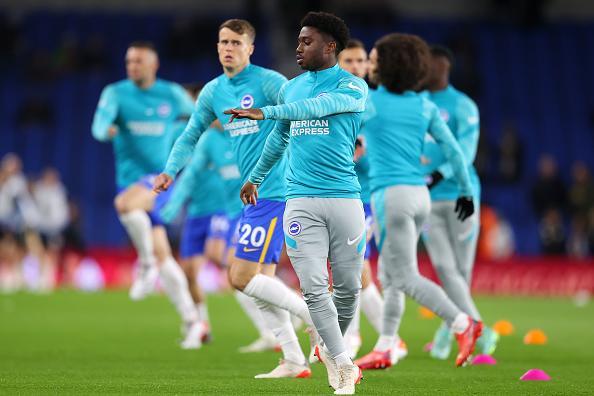 Ed Elliot wrote: Lamptey, ably assisted by Trossard, was the tormentor-in-chief. The rampaging right wing-back gave recalled Leeds defender Junior Firpo a torrid evening and almost had an early assist when Moder volleyed narrowly over.
