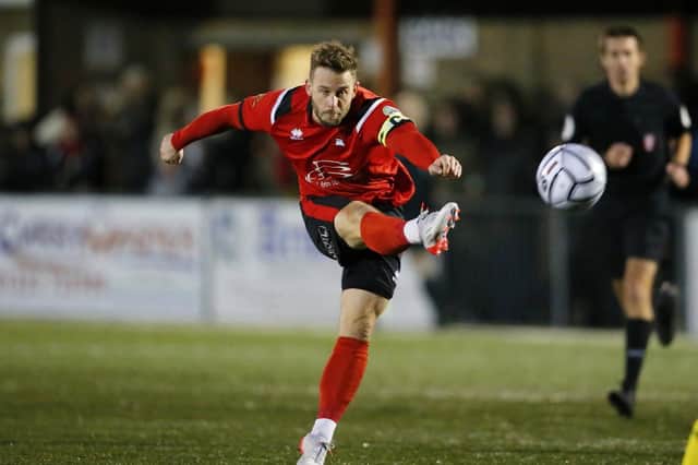Action from Eastbourne Borough's 2-1 FA Trophy win over Tiverton at Priory Lane / Picture: Nick and Lydia Redman