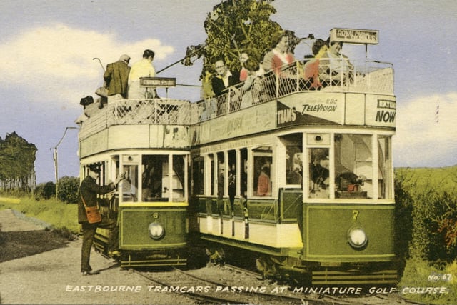 Eastbourne tram cars SUS-140304-105145001