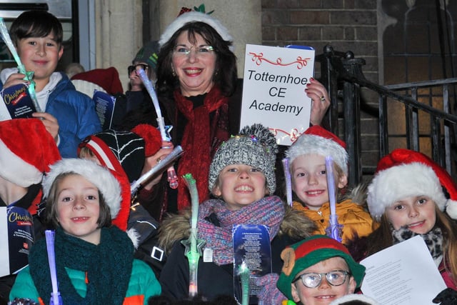 Children from Totternhoe Academy took part in the festivities