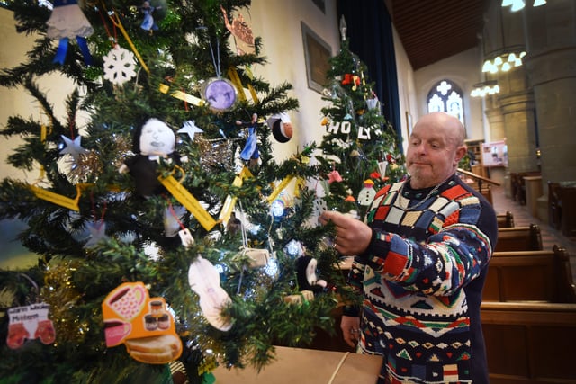 Christmas Tree Festival at St Mary's church in Battle 2021. SUS-211128-101546001