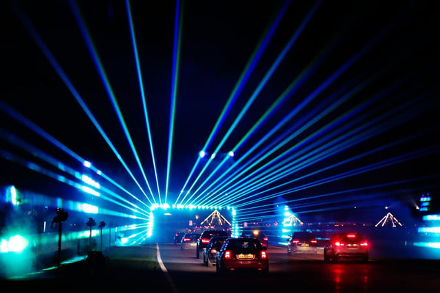 More stunning lasers made for a spectacular sight