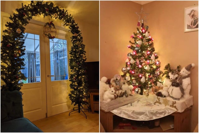 Trudy Acton and Zee Dee shared these photos of their Christmas decorations