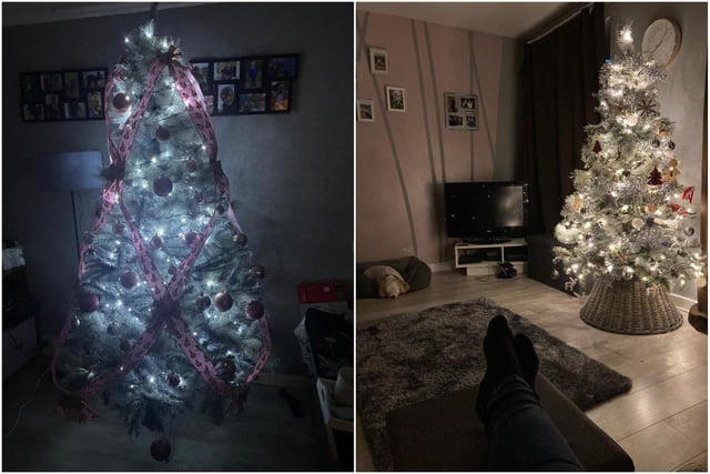 Jess Edwards and Jem Jems shared these photos of their Christmas trees