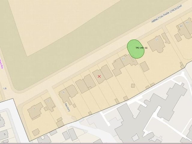Planning Application WNN/2021/0903 - Valid From 11/10/2021
9 Abington Park Crescent, -, Northampton, Northamptonshire, NN3 3AD
T1 Cherry - Crown clean removing all dead, diseased, dying, crossing, rubbing and duplicate branches, crown reduce by approx 1.2-1.5m laterally and in height to balance pruning to suitable growth points to retain the flowing lines of the canopy and crown lift to a height of 2.5m T2 Eucalyptus - Section fell as close to ground level as possible and poison stump to deter re-growth
