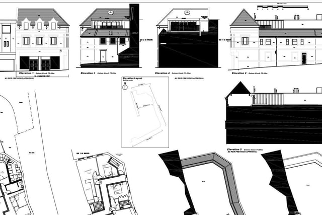 Planning Application WNN/2021/1007 - Valid From 04/11/2021
59 61 Abington Street, -, Northampton, Northamptonshire, NN1 2AW
Non Material Amendment to Planning Permission N/2019/1464 (Change of Use of ground floor from Bank (Use Class A2) to 2no Retail Units (Use Class A1) and Change of Use of first and second floors from Bank (Use Class A2) to 4no Flats (Use Class C3), with associated internal and external alterations including roof top (second floor) level extensions and alteration to shopfronts) to omit internal staircase and retain existing staircase, new residential entrance door on side elevation omitted, first floor level flats rearranged and fenestration to rear elevation (3no windows) and to side (1no additional window) at first floor level