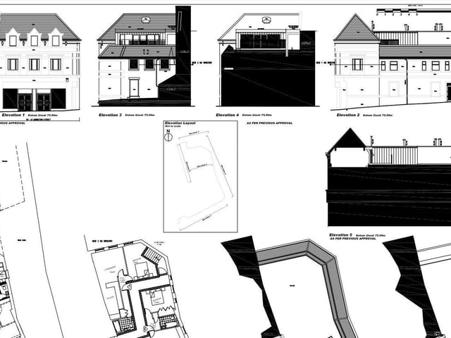 Planning Application WNN/2021/1007 - Valid From 04/11/2021
59 61 Abington Street, -, Northampton, Northamptonshire, NN1 2AW
Non Material Amendment to Planning Permission N/2019/1464 (Change of Use of ground floor from Bank (Use Class A2) to 2no Retail Units (Use Class A1) and Change of Use of first and second floors from Bank (Use Class A2) to 4no Flats (Use Class C3), with associated internal and external alterations including roof top (second floor) level extensions and alteration to shopfronts) to omit internal staircase and retain existing staircase, new residential entrance door on side elevation omitted, first floor level flats rearranged and fenestration to rear elevation (3no windows) and to side (1no additional window) at first floor level