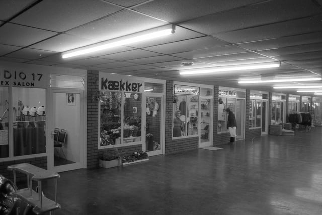 Inside The Regal Centre, Boston's first shopping precinct