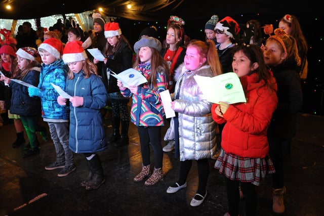 The Warden Park choir brought some Christmas magic to Haywards Heath