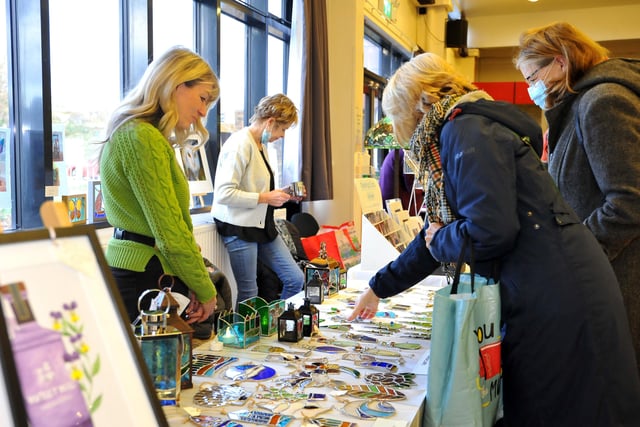 Scenes from Shoreham and Southwick Rotary Club's Christmas arts and crafts fair. Pictures: Steve Robards SR2111282